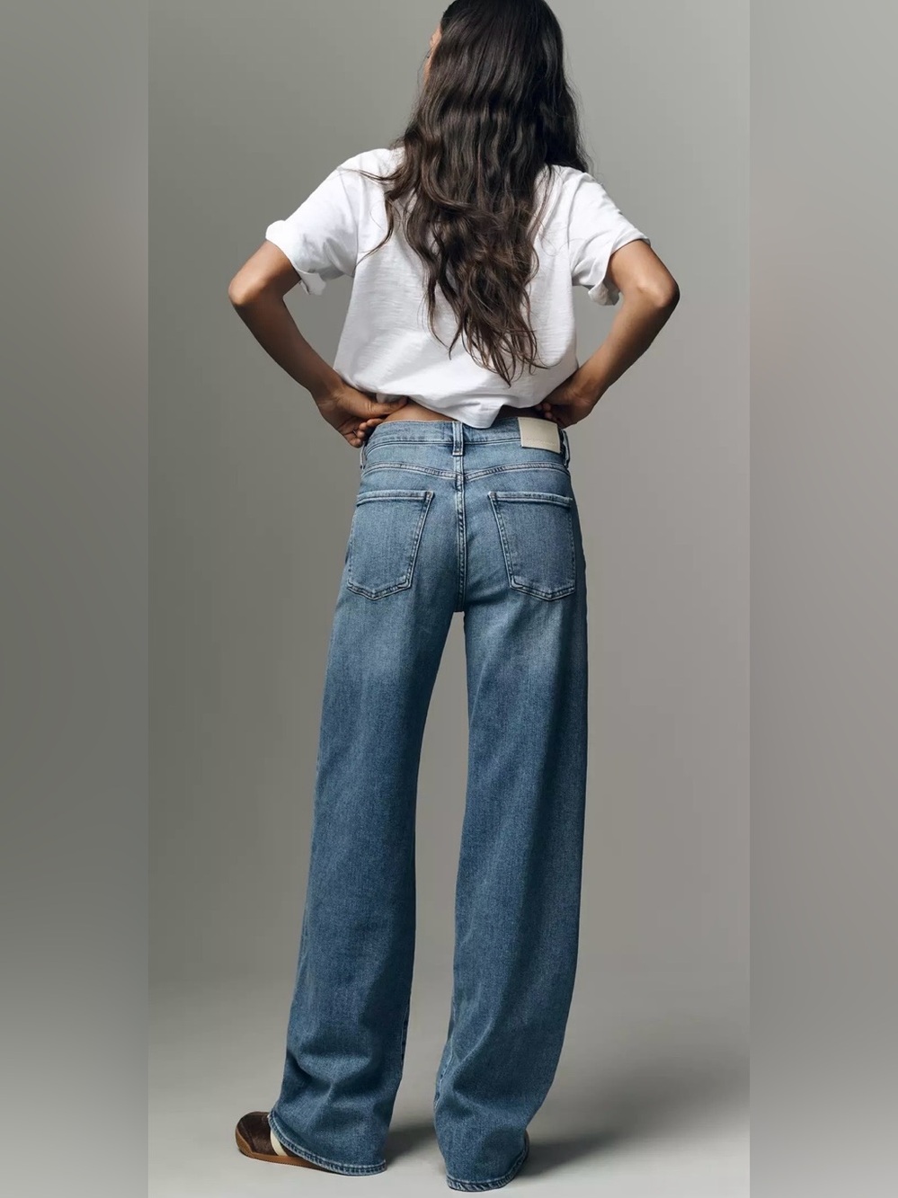 NWT Citizens of Humanity Annina High-Rise Wide-Leg Jeans Size 31 Button Down Fly
